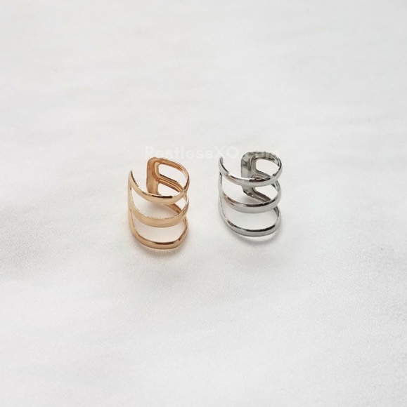 🔥 Silver Triple Ear Cuff - Picture 2 of 2